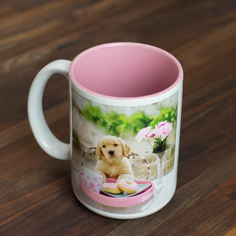 15oz ceramic mug- Golden Retriever