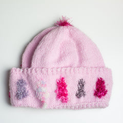 Pastel Pink Sparkle Hat - Adult